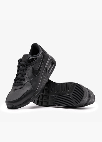 Черные демисезонные кроссовки мужские air max sc lea black dh9636-001 Nike