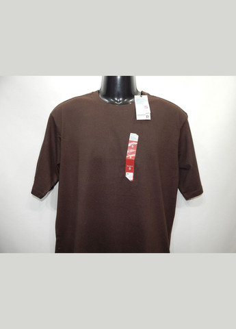 Коричнева чоловічі футболки regular fit оригінал р.48 103fmls (тільки у вказаному розмірі, тільки 1 шт) Primark