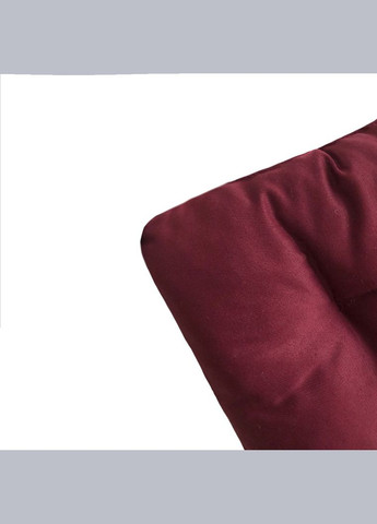 Подушка на стул 50х50х8 см бордовый No Brand (324828648)