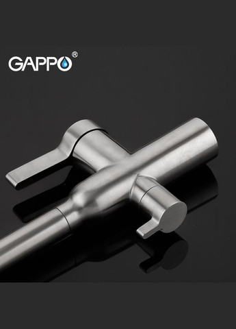 Смеситель для кухни на две воды G4399-4, сатин GAPPO (316089057)
