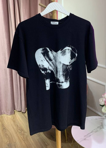 Футболка вільного крою з малюнком Україна - (331783563)