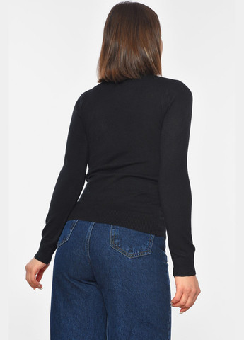 Гольф женский трикотажный черного цвета Let's Shop (304368483)