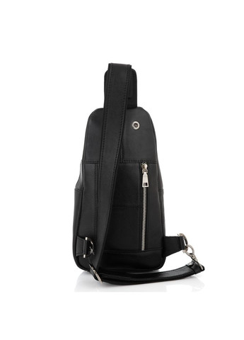 Чёрная сумка слинг из гладкой телячьей кожи N9012GA Newery (303829664)