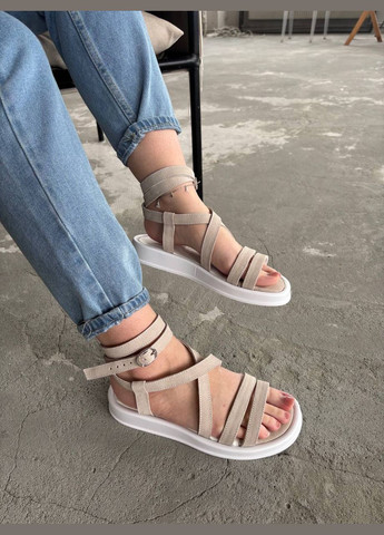 Босоніжки з натуральної замші No Brand (335007981)