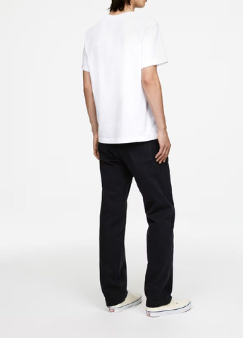 Темно-синие кэжуал демисезонные брюки Arket