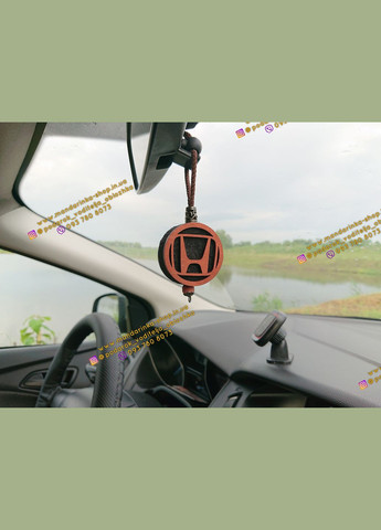 Подвеска ароматизатор Honda, АвтоПарфюмерия Хонда на зеркало, красный No Brand (346498547)