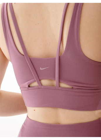Женский Топ ALATE ELLIPSE LL BRA Фиолетовый Nike (282615847)