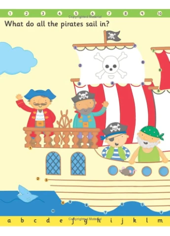 Wipe-Clean: Dot-to-Dot Pirates Usborne Publishing (370108884)