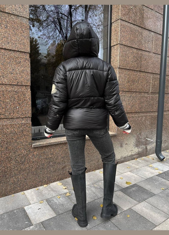 Черная зимняя куртка OLIAGARHO