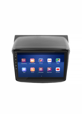 Штатна магнітола 9" для Mitsubishi Pajero Sport II Рестайлінг 2013-2016 6/128Gb 4G Wi-Fi GPS Top 11шт Lesko (336206605)