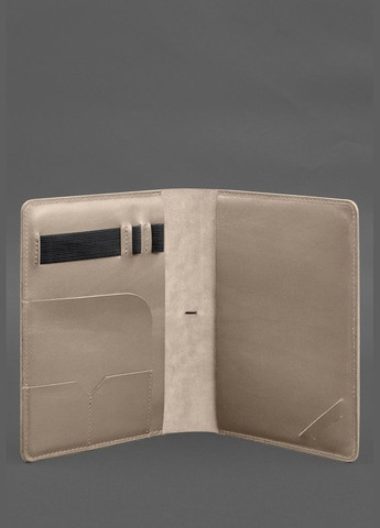 Кожаный блокнот А5 (софт-бук) 9.4 светло-бежевый (A-028799) BlankNote (328961685)