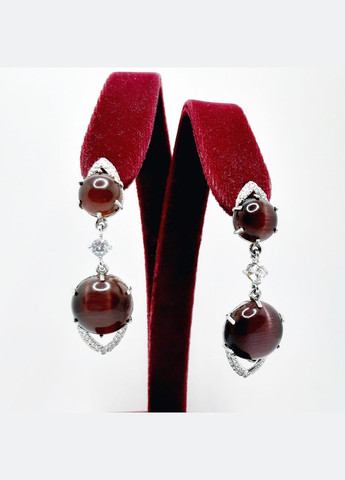 Серьги серебро 925° 9,62г. фиолетовые камни родий () Харківський ювелірний завод 3622511457 (305583048)