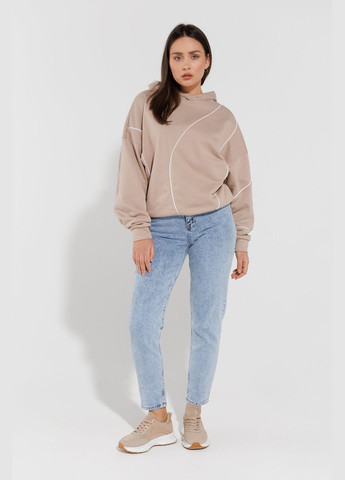 Худи женский 2402-K Бежевый (2000990396518D) shop (2000990396518) No Brand (362705517)