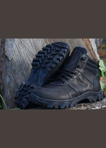 Берцы Летние Мужские Тактические Ботинки. 36-48р Черные. Полностью Натуральная кожа! MSLM-1028 No Brand (289384691)