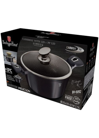 Кастрюля Carbon Pro 4,1 л (BH6893) Berlinger Haus (314863045)