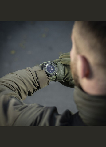 Годинник тактичний Adventure Black/Olive M-TAC (303262677)