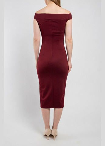 Бордова сукня жіноча вечірня бордова по фігурі mkeng3036-1 Modna KAZKA