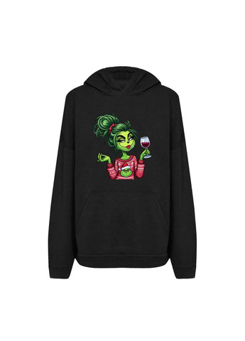 Новогоднее худи с принтом "Красуюсь и бешу". Гринч (10092554353) ТiШОТКА (368569833)