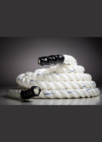 Канат тренировочный для кроссфита 15м Battle Rope White 50х15 WCG (342121149)