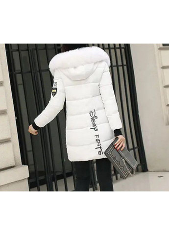 Белый зимний Пуховик No Brand