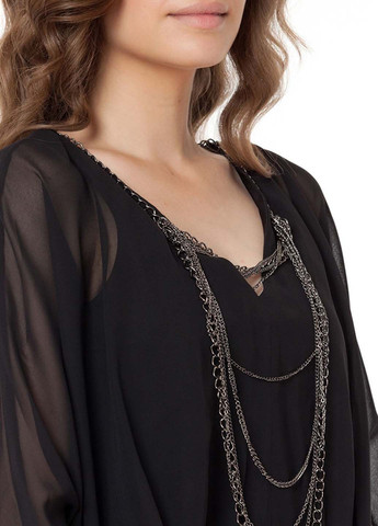 Черное повседневный платье черный Pepe Jeans