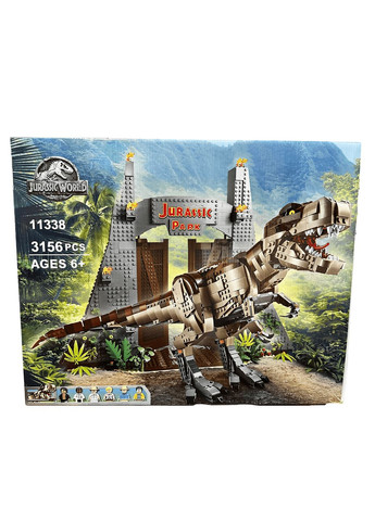 Конструктор Jurassic World 11338 Парк Юрского периода: ярость Ти-Рекса на 3156 деталей No Brand (290983360)