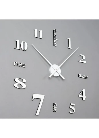 Настінний 3D кварцовий годинник Horloge, фосфорні цифри, розміри 27/37/47/55 см, модель ZH 72520/0128 (0673) Diy (382804776)