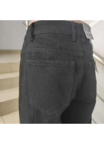 Черные джинсы мужские широкие baggy стрейч плотные черные No Brand