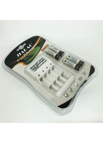 Зарядний пристрій для акумуляторів АА та ААА, Jiabao JB-212 + 4 акумулятори ААА No Brand (366238803)