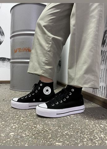 Кольорові кеди Converse Lift Hight Black Конверс