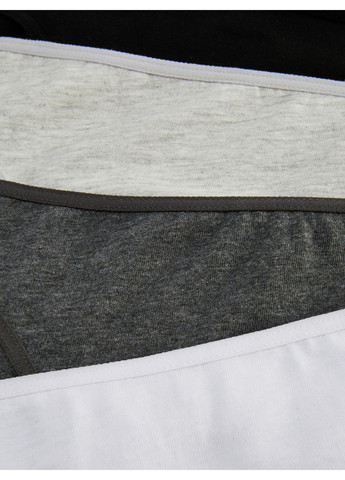 Трусики-сліп з високою талією для жінки Cares BDO93434 сірий Primark С эластичным поясом (357133132)