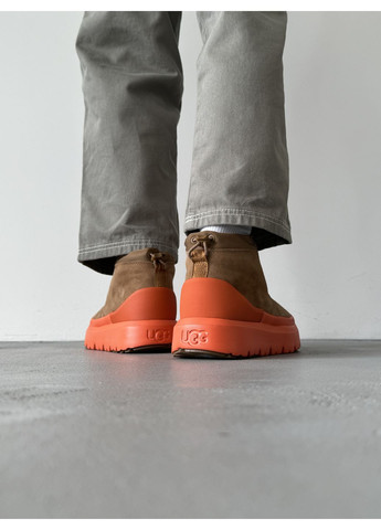 Помаранчеві Осінні кросівки чоловічі UGG Neumel Hybrid Chestnut Orange | Угі Неймель Гібрид