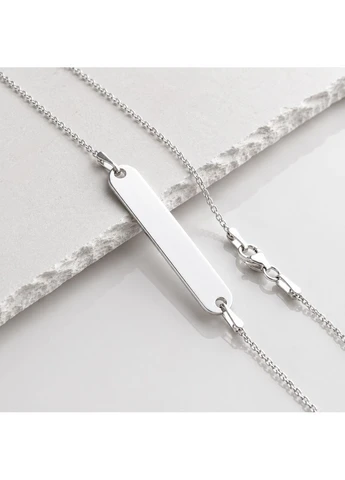 Ожерелье под гравировку Diva Silver (395410194)