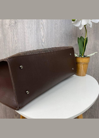 Женская сумка черная через плечо под рептилию, небольшая женская змеиная сумка(BRT) Brettani (336552290)