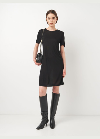 Чорна кежуал сукня-футболка оверсайз H&M однотонна