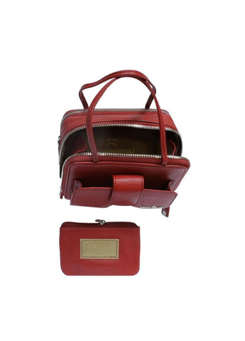 Жіноча шкіряна міні-сумочка гаманець Contatto 3075 rosso Tony Perotti (303831087)