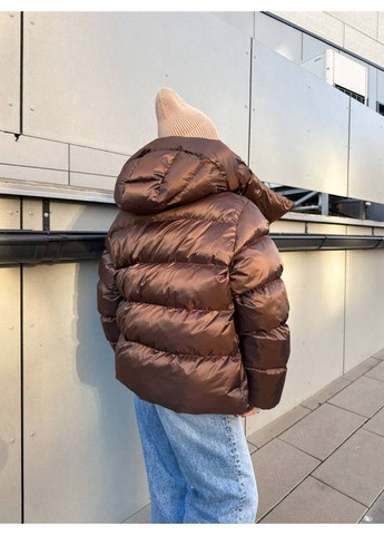 Коричневая зимняя куртка зимняя утепленная ''самира'' Mirage