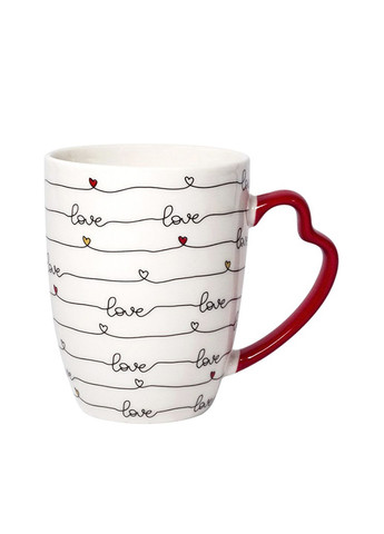 Чашка LOVE U, керамическая, 360 мл. цвет разноцветный ЦБ-00270482 Limited Edition (316148684)