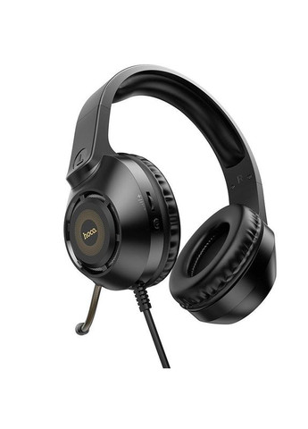 Наушники Sue headphones gaming W108 RGB подсветка кабель 2 метра черные Hoco (280877666)