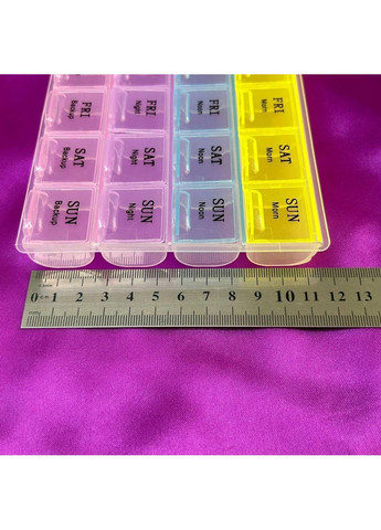 22х12см пластиковый контейнер-органайзер - 28 ячеек Plus-plus (354796392)