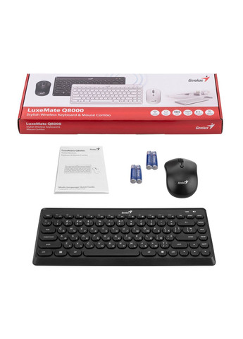 Комплект клавиатуры и мыши 31340013414 LuxeMate Q-8000, WL, EN/UKR, Genius (362712658)