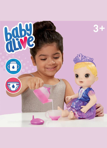 Лялька Baby Alive Tea Sparkles Чайний сервіз Змінює колір (F0031) Hasbro (342752850)