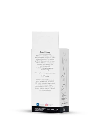 Анальна пробка HeavyFun Long Jewellery Dark Silver Plug, діаметр 3 см, довжина 9,5 см, Pink B Series (402299290)