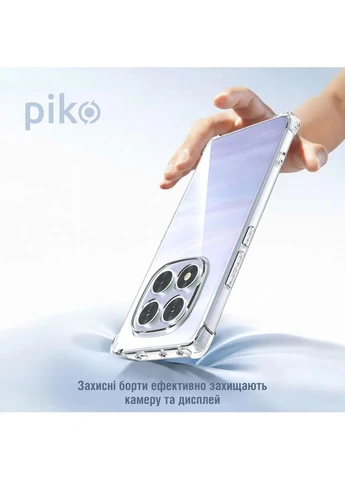 Чохол TPU Shockproof для Xiaomi Redmi Note 15 Pro Plus Transparent (1283126633089) Piko (399517825)