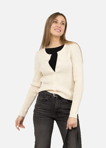 Бежевый демисезонный кардиган Madmext