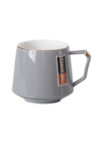 Чайный сервиз Good Life керамический на 6 персон на поворотной подставке, серый Yiwu HP-15-26 No Brand (360977631)