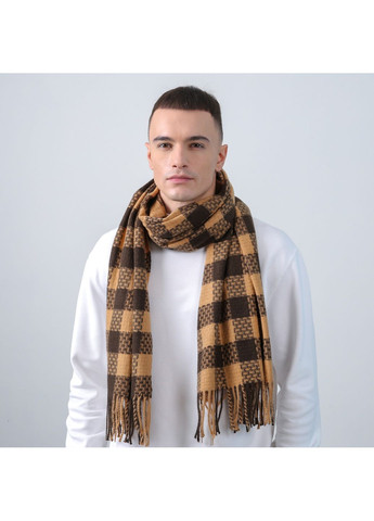 Палантин чоловічий клітинка кашемір ТРАКС 952-546 LuckyLOOK 952-546М (367831458)