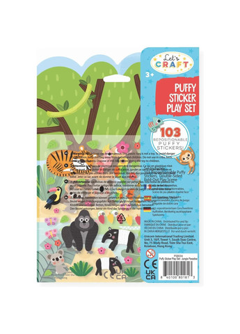 Развивающий набор Окружающая среда Джунгли () Let's Craft PSB004 (351199742)