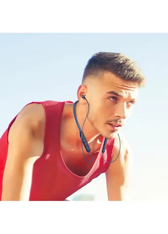 Бездротові спортивні навушники sports BT earphones Navy Blue (6931474784483) Hoco ES64 Easy Sound (383133475)