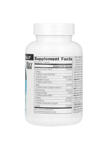 Ефірні Ензими, 500 мг, Daily Essential Enzymes,, 120 капсул Source Naturals (361116380)